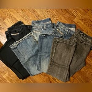 Four premium jeans